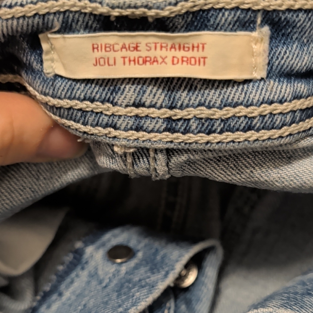 Levi's Ribcage Straight Jeans Wide Leg - Picture 7 of 11